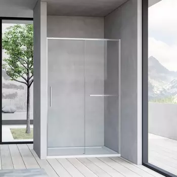 Душевая дверь Vincea Slim Soft 120x200 VDS-1SS120CLBN стекло прозрачное, профиль брашированный никель