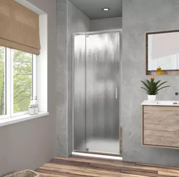 Душевая дверь Vincea VDP-1I9010CH 90х190 стекло шиншилла, профиль хром