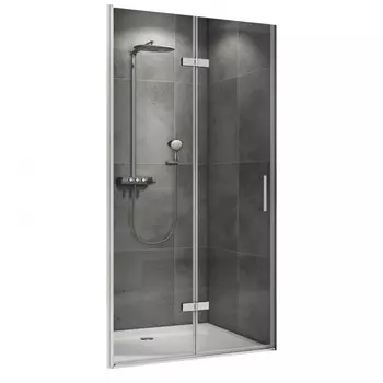 Душевая дверь в нишу Abber Zart 70x195 AG08070P стекло прозрачное, профиль хром