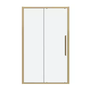 Душевая дверь в нишу Grossman Cosmo 110x195 100.K33.02.110.32.00 стекло прозрачное, профиль золото сатин