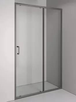 Душевая дверь в нишу Orange 120x190 E02-120TGG стекло прозрачное, профиль матовый серый