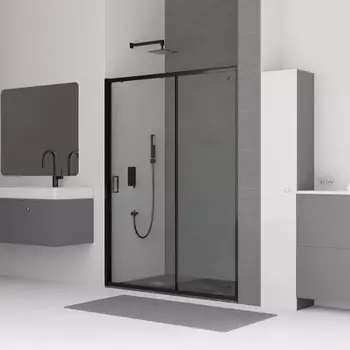 Душевая дверь в нишу RGW Classik CL-14B 160 см черный матовый