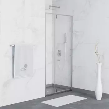 Душевая дверь в нишу RGW Leipzig 110x195 LE-103 стекло прозрачное, профиль хром