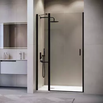 Душевая дверь в нишу RGW Leipzig LE-004B 100х195 351200410-14 стекло прозрачное, профиль черный