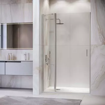 Душевая дверь в нишу RGW Leipzig LE-004 120х195 351200412-11 стекло прозрачное, профиль хром