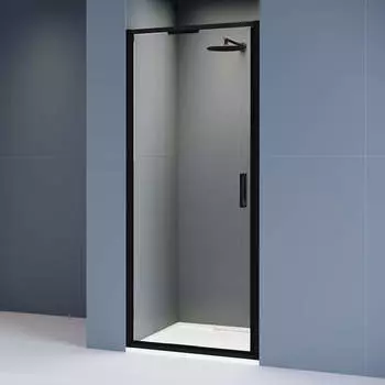 Душевая дверь в нишу RGW Stilvoll 80x195 SV-05B стекло прозрачное, профиль черный