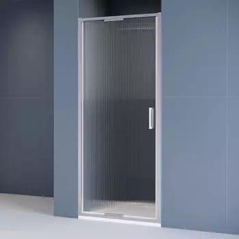 Душевая дверь в нишу RGW Stilvoll 90x195 SV-05 стекло ребристое, профиль хром