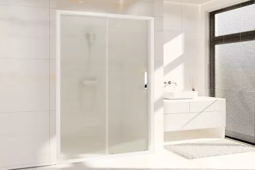 Душевая дверь в нишу Royal Bath Accord 155х200 RB HS-C стекло матовое, профиль белый