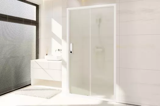 Душевая дверь в нишу Royal Bath Accord 120х200 RB HS-C стекло матовое, профиль белый