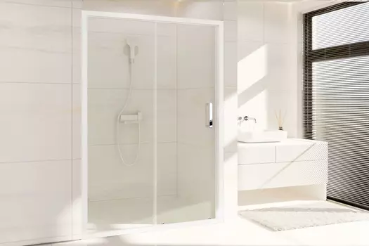Душевая дверь в нишу Royal Bath Accord 165х200 RB HS-T стекло прозрачное, профиль белый