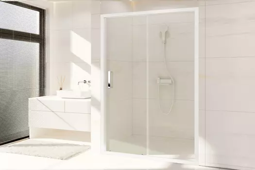 Душевая дверь в нишу Royal Bath Accord 170х200 RB HS-T стекло прозрачное, профиль белый