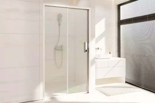 Душевая дверь в нишу Royal Bath Accord 115х200 RB HS-T-ST стекло прозрачное, профиль сатин