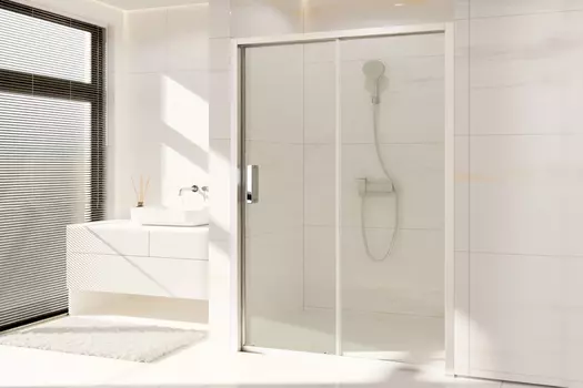 Душевая дверь в нишу Royal Bath Accord 150х200 RB HS-T-ST стекло прозрачное, профиль сатин