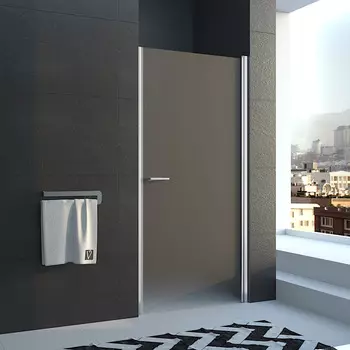 Душевая дверь в нишу Veconi 90х195 VN-43 Pear распашная, профиль хром