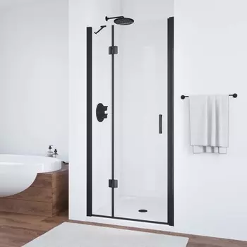 Душевая дверь в нишу Vegas-Glass AFP Novo 100x189 AFP NOVO 100 02М crystalvision профиль черный