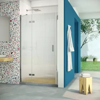 Душевая дверь в нишу Vegas-Glass AFP Retta 120x199 AFP Retta 120 08 Moru профиль глянцевый хром