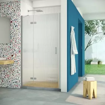 Душевая дверь в нишу Vegas-Glass AFP Retta 120x199 AFP Retta 120 07 Moru профиль матовый хром