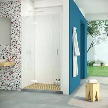 Душевая дверь в нишу Vegas-Glass AFP Retta 120x199 AFP Retta 120 01 crystalvision профиль белый