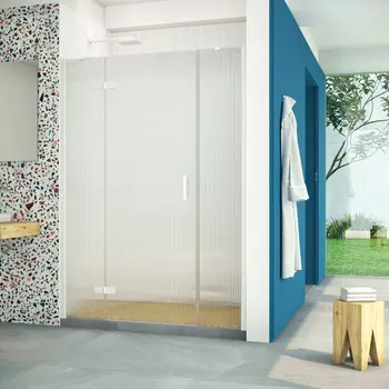 Душевая дверь в нишу Vegas-Glass AFP-F Retta 160x199 AFP-F Retta 160 01 Moru профиль белый