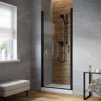 Душевая дверь в нишу Vegas-Glass EP Lux 95x199 EP LUX 95 02М crystalvision профиль черный