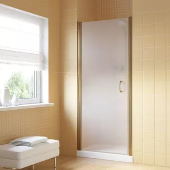 Душевая дверь в нишу Vegas-Glass EP Lux 95x199 EP LUX 95 05 10 стекло сатин, профиль бронза