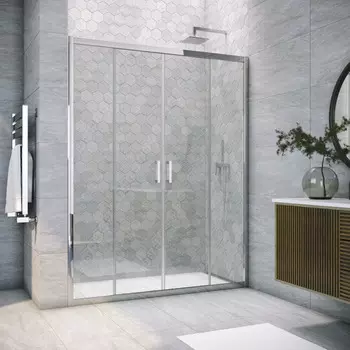 Душевая дверь в нишу Vegas-Glass Z2P Tur Novo 215x200 Z2P TUR NOVO 215 08 01 стекло прозрачное, профиль глянцевый хром