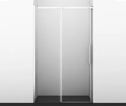 Душевая дверь в нишу Wasserkraft Dinkel 58R05 стекло прозрачное, профиль хром