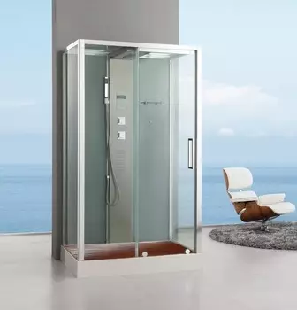 Душевая кабина Acquazzone Helena 120 SL L с паром