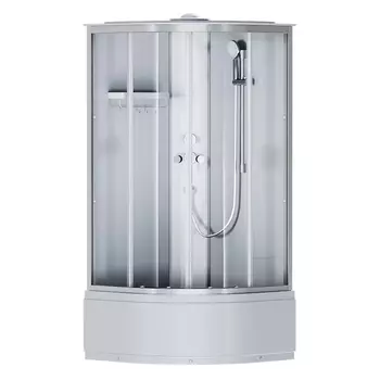 Душевая кабина Am.Pm X-Joy 90x90 W94C-401A-090MT стекло прозрачное, профиль хром