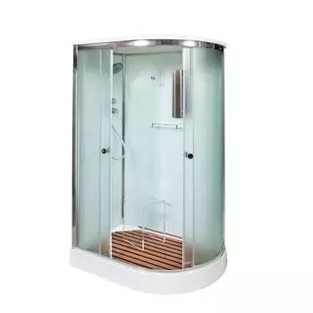 Душевая кабина AvaCan D102SLEL 120x80 стекло матовое, профиль хром, левая