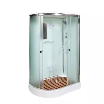 Душевая кабина AvaCan D102SREL 120x80 стекло матовое, профиль хром, правая