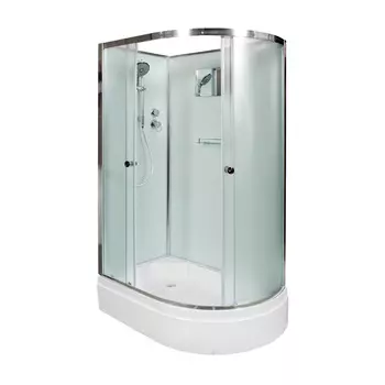 Душевая кабина AvaCan D272L 120x80 стекло матовое, профиль хром, левая