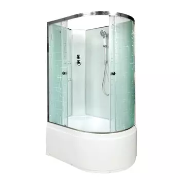 Душевая кабина AvaCan EM4512LN 120x80 стекло рисунок, профиль хром, левая