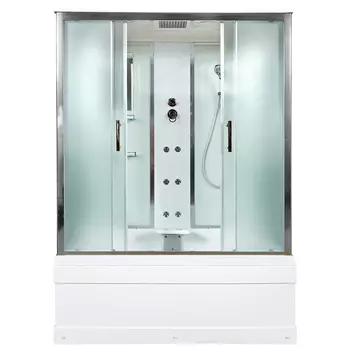 Душевая кабина AvaCan EM4516GM 160x85 стекло матовое, профиль хром