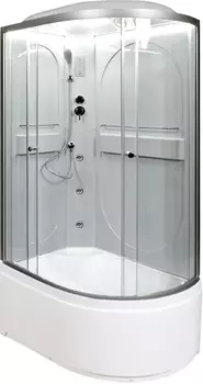 Душевая кабина AvaCan L620LLED+GM 120x80 стекло прозрачное, профиль хром, левая