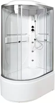 Душевая кабина AvaCan L620RGM+EL 120x80 стекло прозрачное, профиль хром, правая