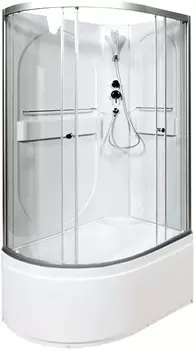 Душевая кабина AvaCan L620RN 120x80 стекло прозрачное, профиль хром, правая