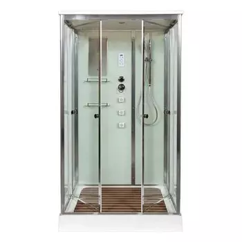 Душевая кабина AvaCan V1215 120x90 стекло прозрачное, профиль хром