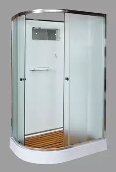 Душевая кабина DTO D D102 R 120x80 стекло матовое, профиль хром