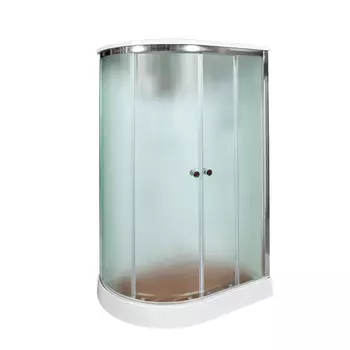 Душевая кабина DTO D D102S R стандартная 120x80 стекло матовое, профиль хром