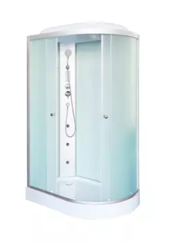 Душевая кабина DTO LM 120x80 LM902LGM+EL левая, стекло матовое, профиль матовый хром