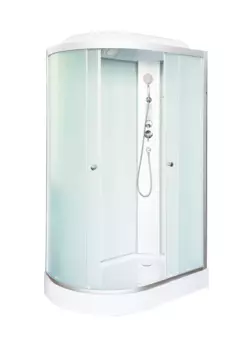 Душевая кабина DTO LM 120x80 LM902REL правая, стекло матовое, профиль матовый хром