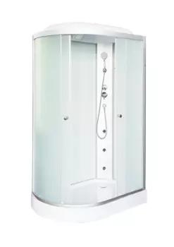 Душевая кабина DTO LM 120x80 LM902RGM правая, стекло матовое, профиль матовый хром