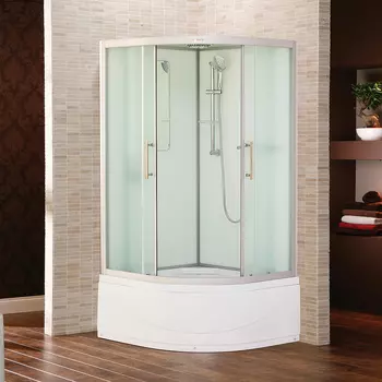 Душевая кабина Esbano Elegancia 100х100 EST-100CRB стекло матовое, профиль хром