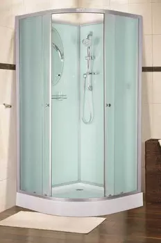 Душевая кабина Esbano Elegancia 100х100 EST-100C без крыши, стекло матовое, профиль хром