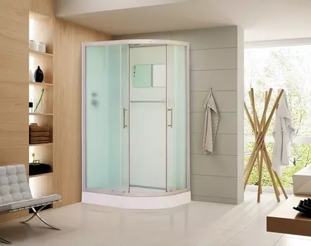 Душевая кабина Esbano Elegancia 115х85 EST-115CR с крышей, стекло матовое, профиль хром