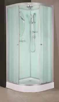 Душевая кабина Esbano Elegancia 80х80 EST-80CR с крышей, стекло матовое, профиль хром