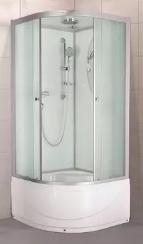 Душевая кабина Esbano Elegancia 80х80 EST-80CRB с крышей, стекло матовое, профиль хром