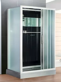 Душевая кабина Esbano Elegancia 120х90 ESGT-3129CKR стекло рифленое, профиль хром