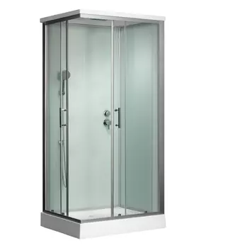 Душевая кабина Frank 90x70 F900/1 L/R универсальная, профиль хром